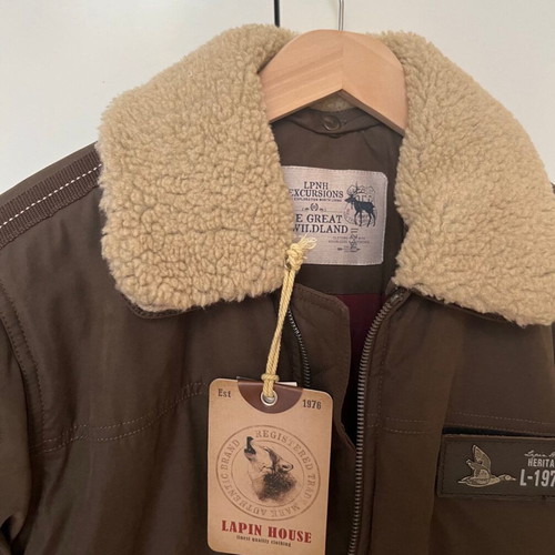Aviator jacket Lapin new, brown, age 14