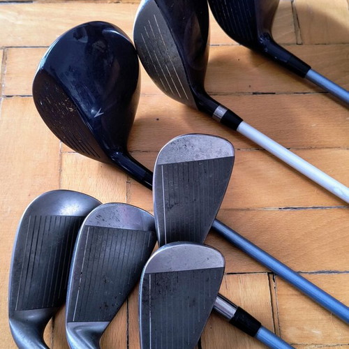 Fitway used women's golf club set with balls and bag