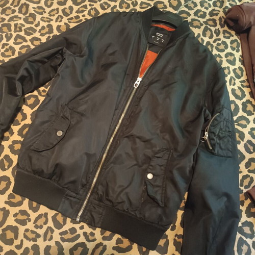 Bomber jacket black Bershka like new