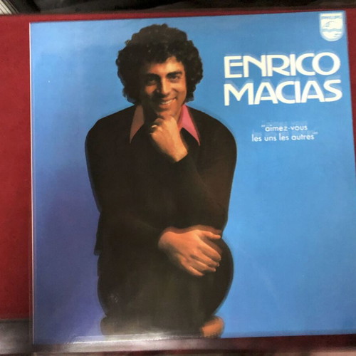 Enrico Macias Aimez-vous vinyl like new Greek pressing 1977