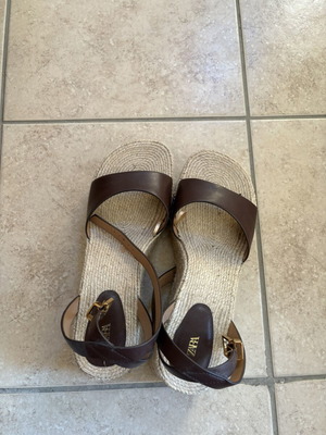 Zara platform sandals new, size 40, brown