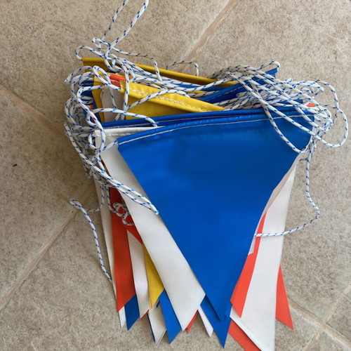 Bunting Flags like new, colorful party decoration