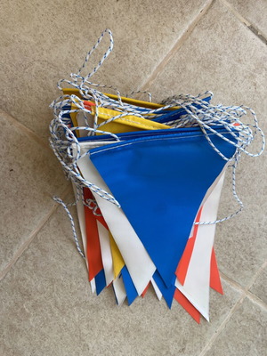 Bunting Flags like new, colorful party decoration