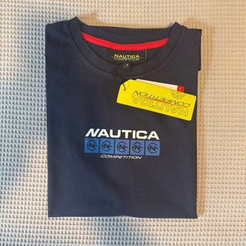 T-shirt Nautica new, blue, size M