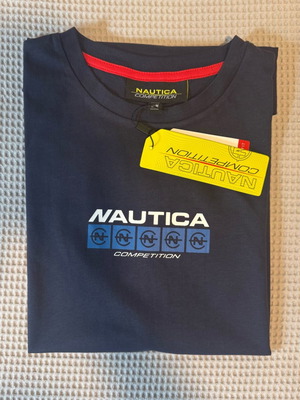 T-shirt Nautica new, blue, size M