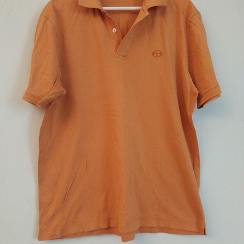 Sergio Tacchini men's polo shirt XL, like new, orange