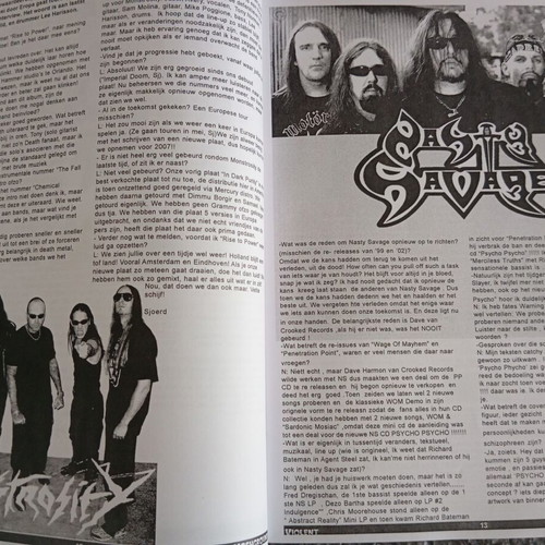 Violent Moshground #47 fanzine 2004 like new