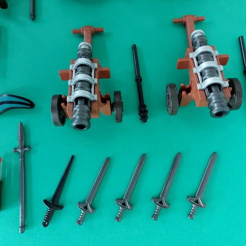 Playmobil Falcon Knights used with working cannons