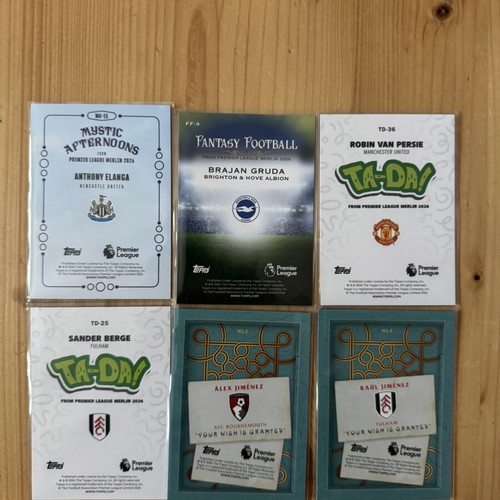 Topps Merlin 2025/2026 insert cards