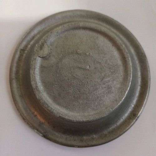 Decorative ashtray used aluminum with brass anchor design