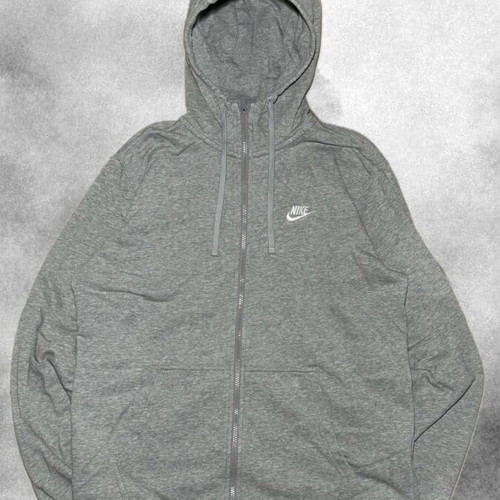 Nike zip-up hoodie in grey, like new, size L