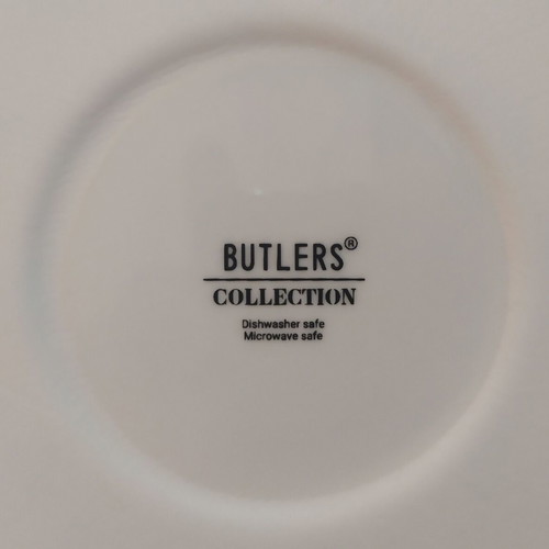 Porcelain platters new, 32 cm, Butlers series, set of 2
