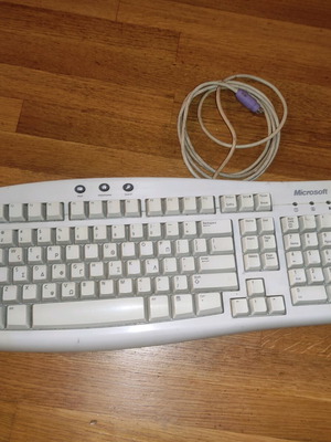 Microsoft Basic 1.0A πληκτρολόγιο μεταχειρισμένο, λευκό, με PS/2