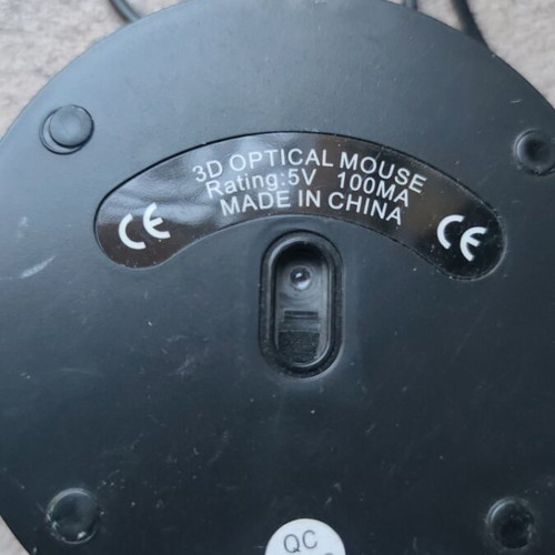 PC mouse used, functional
