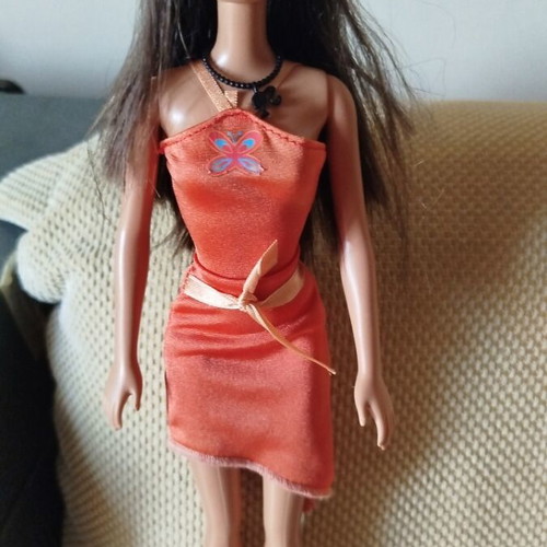 Barbie Chic Teresa doll like new, brown eyes, mini dress