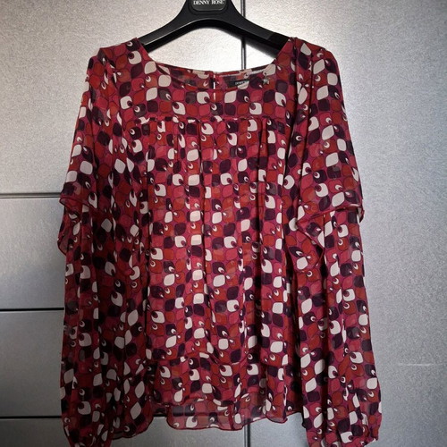 Denny Rose blouse long sleeve like new, multicolored