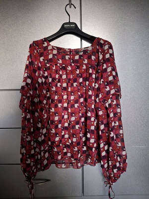 Denny Rose blouse long sleeve like new, multicolored
