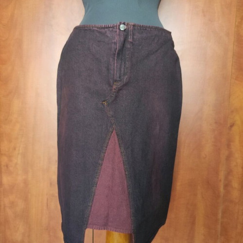 Vintage Toi&Moi Sports midi denim skirt like new, Y2K