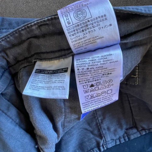 Levi's XX Chino Standard Taper Pants Navy washed, like new