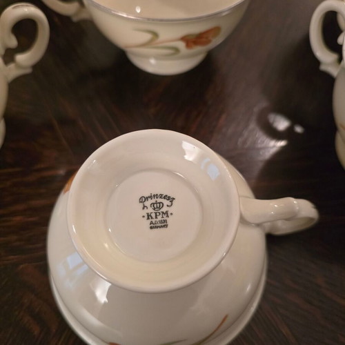 Vintage KPM Germany porcelain set Prinzess series like new, 33 pieces