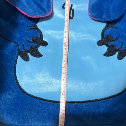 Plush Stitch backpack like new, blue and pink