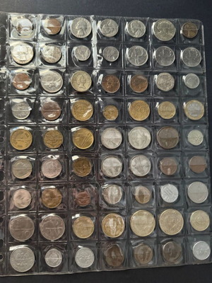 Foreign coin collection used, lot for collectors