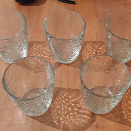 Disaronno Amaretto Collectible Glasses Set of 5 like new