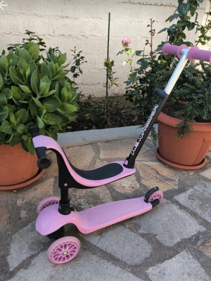 Shoko Prime 3 in 1 παιδικό πατίνι με κάθισμα μεταχειρισμένο, ροζ, 12 μηνών