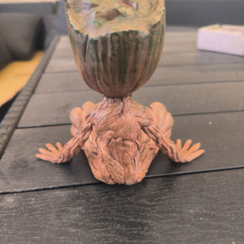 Groot figure like new, 3D printed and hand painted
