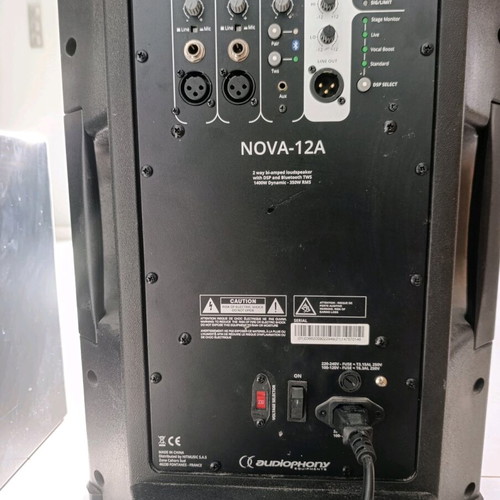 PA Speakers and Studio Monitor Audiophony Nova 12A and KRK Rokit 8 like new