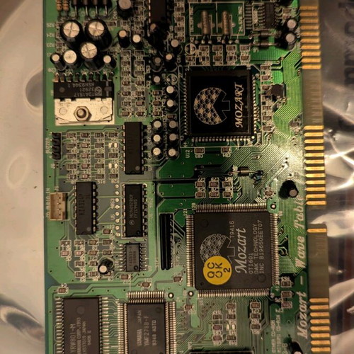 Mozart Wave Table S601213-B used ISA sound card with OPL3 OPL4