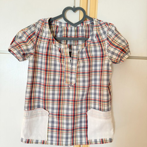A.P.C. women's checked shirt size M like new, cotton