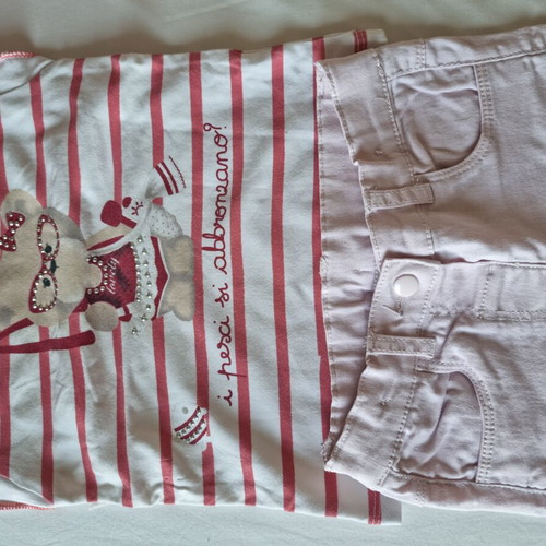 Girls' clothes like new, 3 sets and 1 dress for 18 months