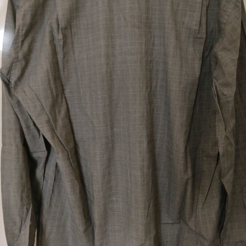 Makis Tselios men's shirt gray striped like new XXL