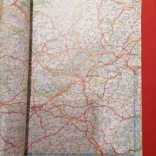 Michelin France Road Atlas used, detailed maps