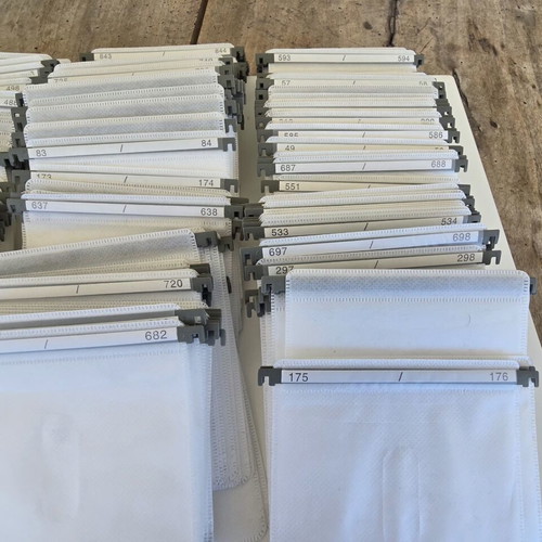 CD cases like new, pack of 750, various sizes and colors