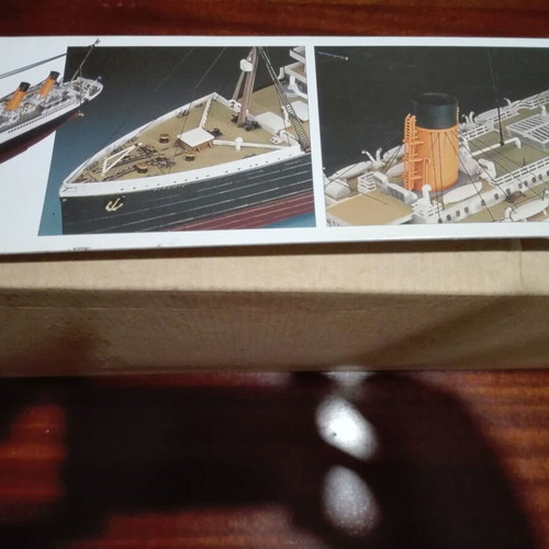 R.M.S Titanic 1:400 model used, scale model