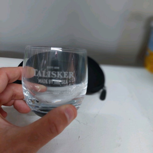 Talisker whiskey glass like new collectible