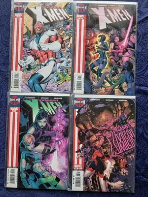 Uncanny X-Men pack of 4 issues like new, House of M tie-in