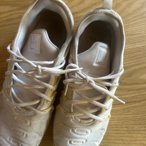 Nike Vapormax Plus used, white, size 45.5