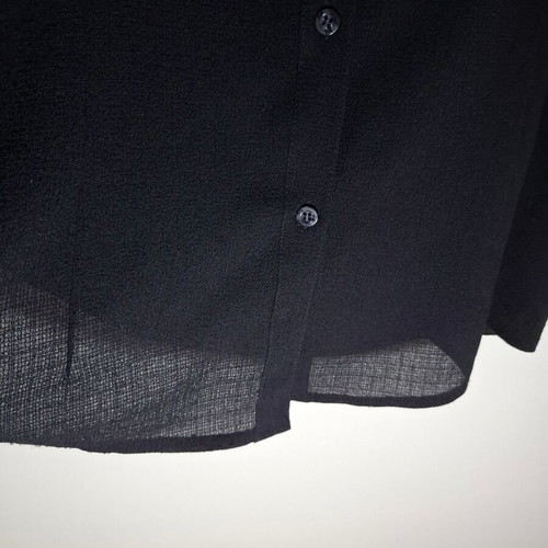 Sleeveless shirt with transparency size Medium like new, black