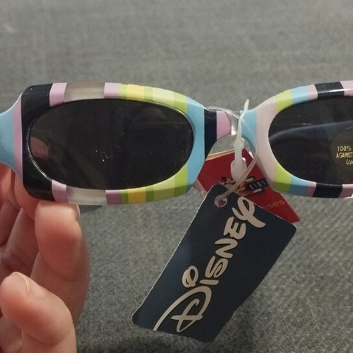 Disney Kids Sunglasses new, colorful striped design