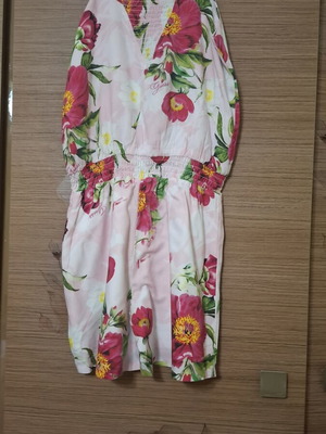 Guess floral girls' romper like new, colorful, size 16