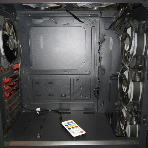 Cougar MX440-G RGB Case with 6 Alseye Halo 4.0 RGB Fans like new