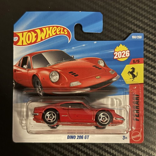 Hotwheels Ferrari Dino 206 GT new, sealed