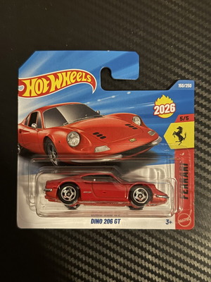 Hotwheels Ferrari Dino 206 GT new, sealed