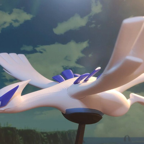 Lugia figure flying pose 3D printed new