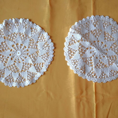 Handmade doily set new