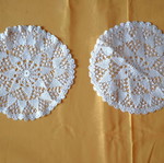 Handmade doily set new