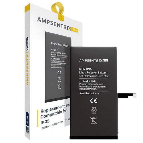 AmpSentrix Pro Replacement Battery for iPhone 15 new